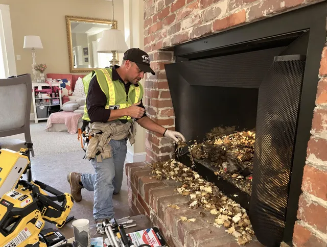 Safe screening installation by Wallingford Chimney Sweep in Wallingford, CT
