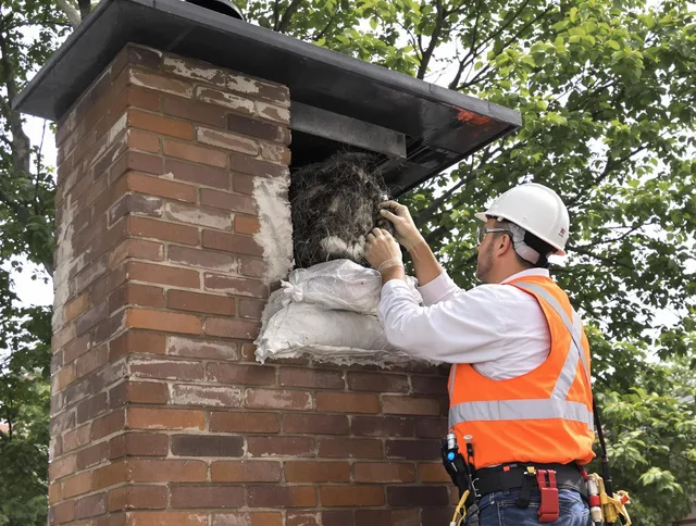 Humane removal of debris and animals by Wallingford Chimney Sweep in Wallingford, CT