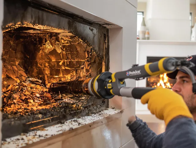Professional chimney cleaning by Wallingford Chimney Sweep in Wallingford, CT
