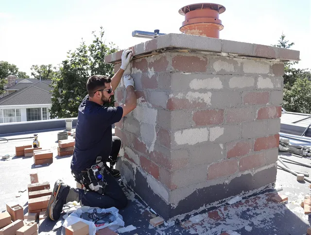 Advanced chimney repair process by Wallingford Chimney Sweep in Wallingford, CT