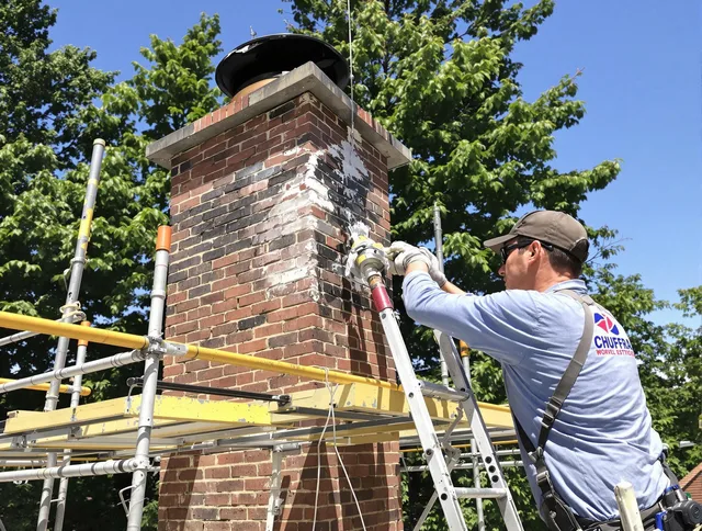 Structural chimney repair by Wallingford Chimney Sweep in Wallingford, CT