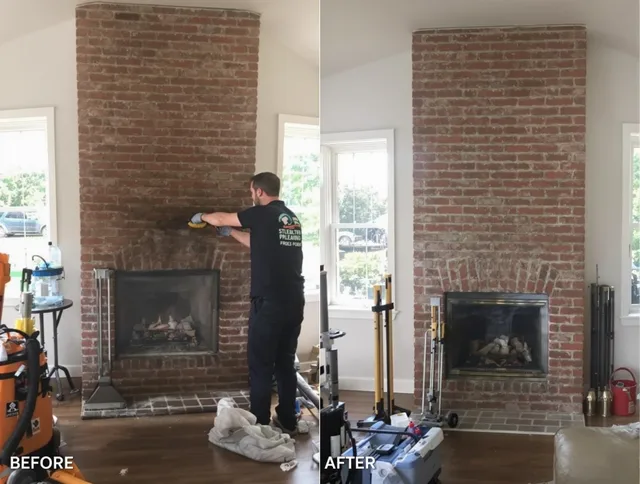 Finished chimney sweeping service by Wallingford Chimney Sweep in Wallingford, CT